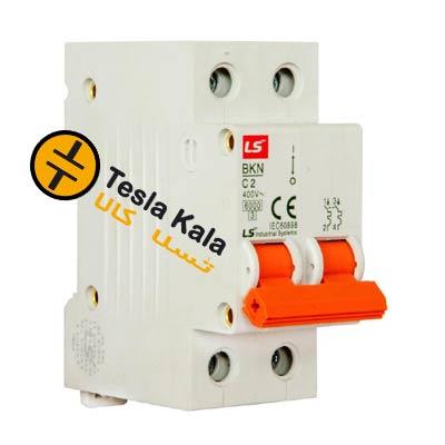 کلید مینیاتوری دو پل 16 آمپر LS مدل BKN
